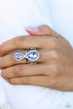 Load image into Gallery viewer, Paparazzi Accessories - Majestic Manifestation - Blue Ring
