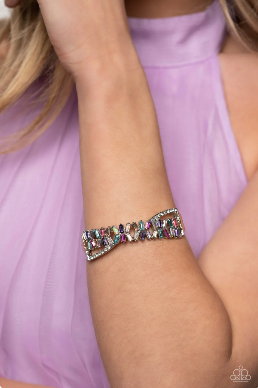 Paparazzi Timeless Trifecta Multi Hinge Bracelet