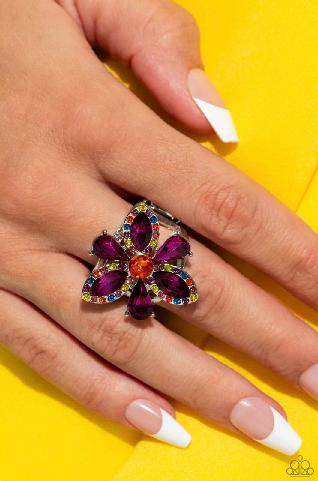 Paparazzi Accessories Blazing Blooms Multi Ring