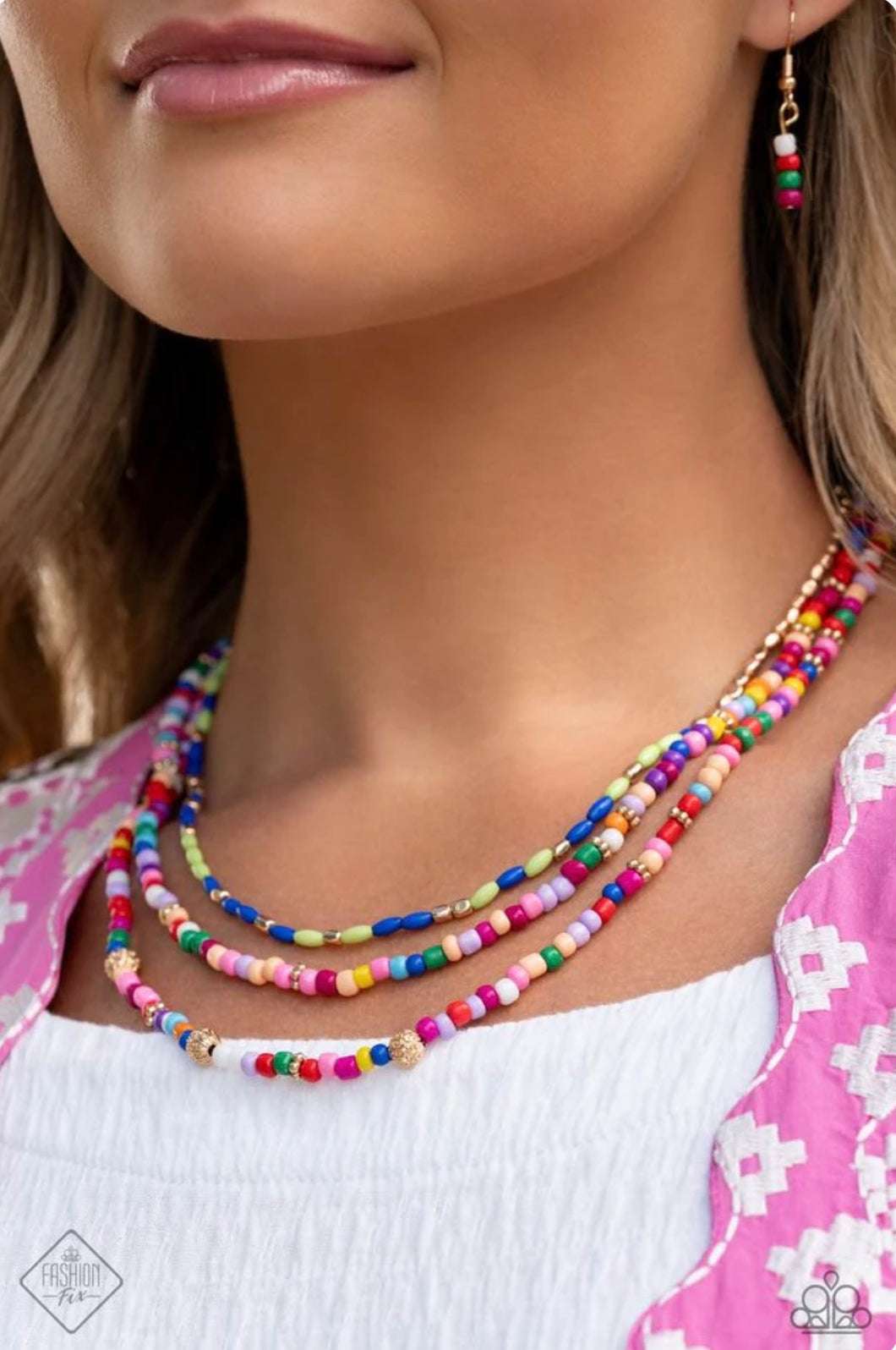 Paparazzi Accessories Multicolored Mashup Necklace