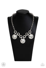 Load image into Gallery viewer, Paparazzi Hypnotized Silver Blockbuster Necklace
