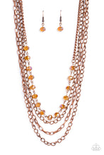 Load image into Gallery viewer, Paparazzi Extravagant Elegance Copper Necklace
