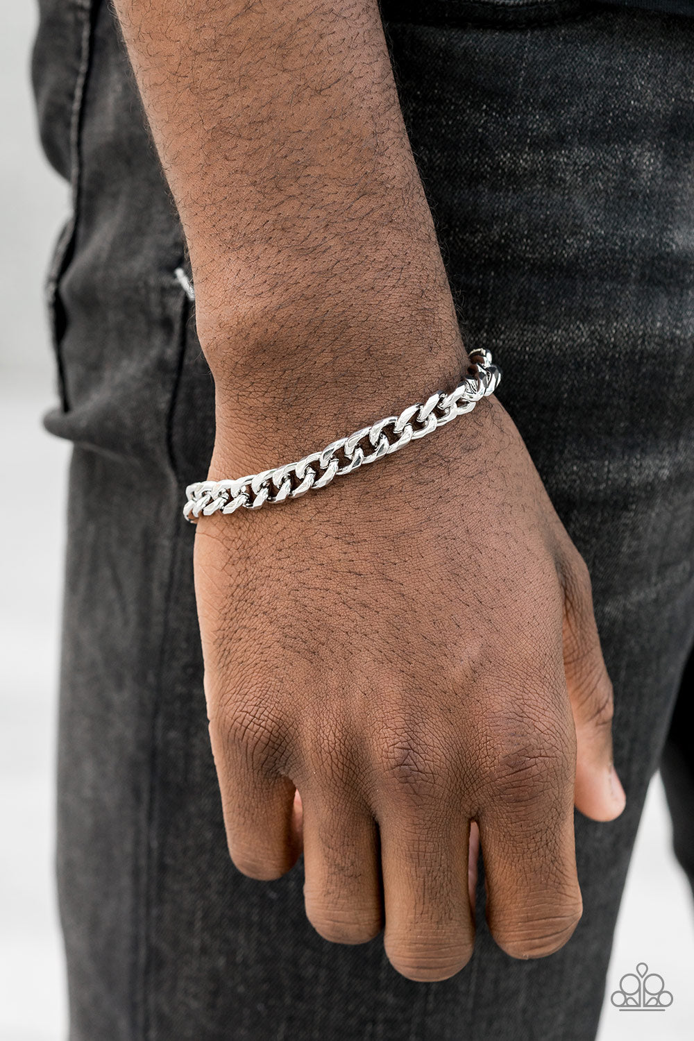 Paparazzi Take It To The Bank Silver Bracelet