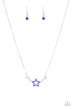 Load image into Gallery viewer, Paparazzi United We Sparkle Blue Necklace
