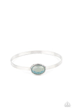 Load image into Gallery viewer, Paparazzi Misty Meadow Blue Bangle Bracelet
