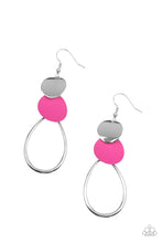 Load image into Gallery viewer, Paparazzi Retro Reception Pink Earrings
