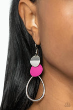 Load image into Gallery viewer, Paparazzi Retro Reception Pink Earrings
