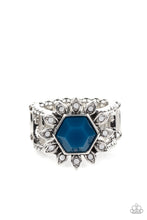 Load image into Gallery viewer, Paparazzi Wonderfully Wallflower Blue Ring
