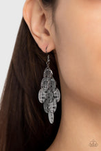 Load image into Gallery viewer, Paparazzi Cross It Off My List Black Earrings
