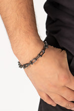 Load image into Gallery viewer, Paparazzi Grunge City Black Bracelet
