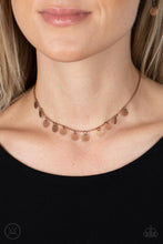 Load image into Gallery viewer, Paparazzi On My Chime Copper Choker Necklace
