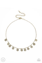 Load image into Gallery viewer, Paparazzi On My Chime Brass Choker Necklace
