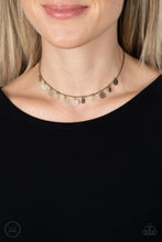 Load image into Gallery viewer, Paparazzi On My Chime Brass Choker Necklace
