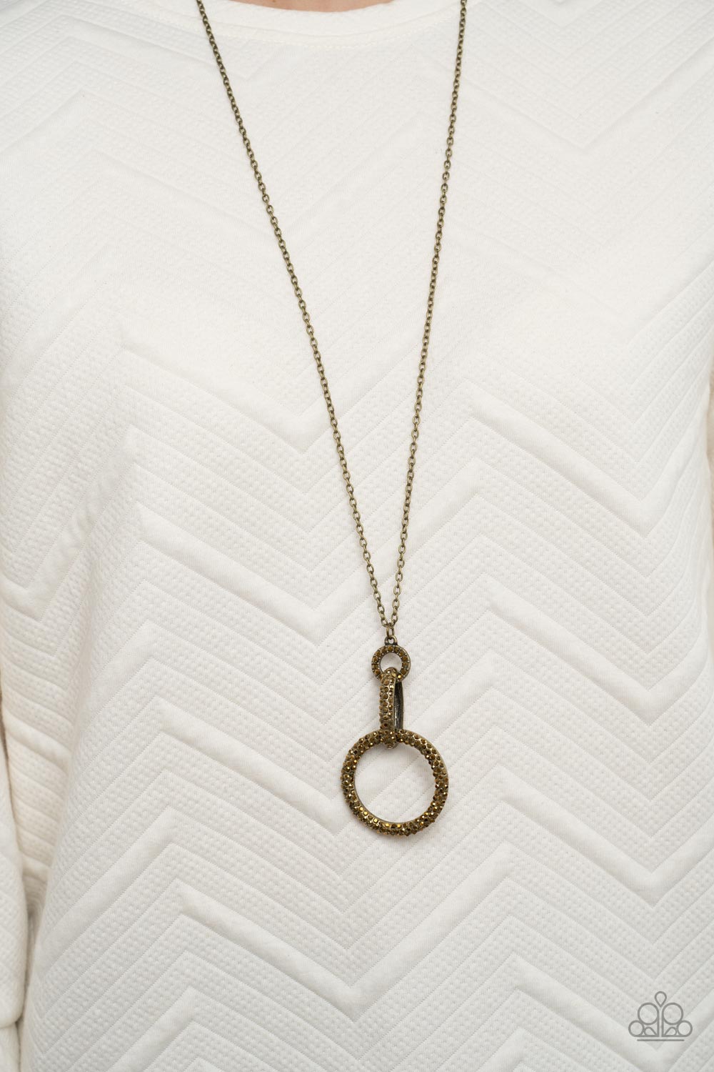 Paparazzi Radiant Ringleader Brass Necklace