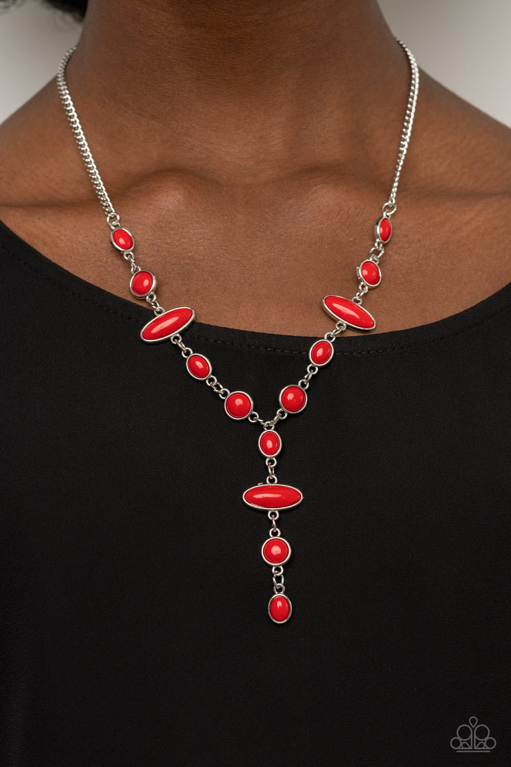 Paparazzi Authentically Adventurous Red Necklace