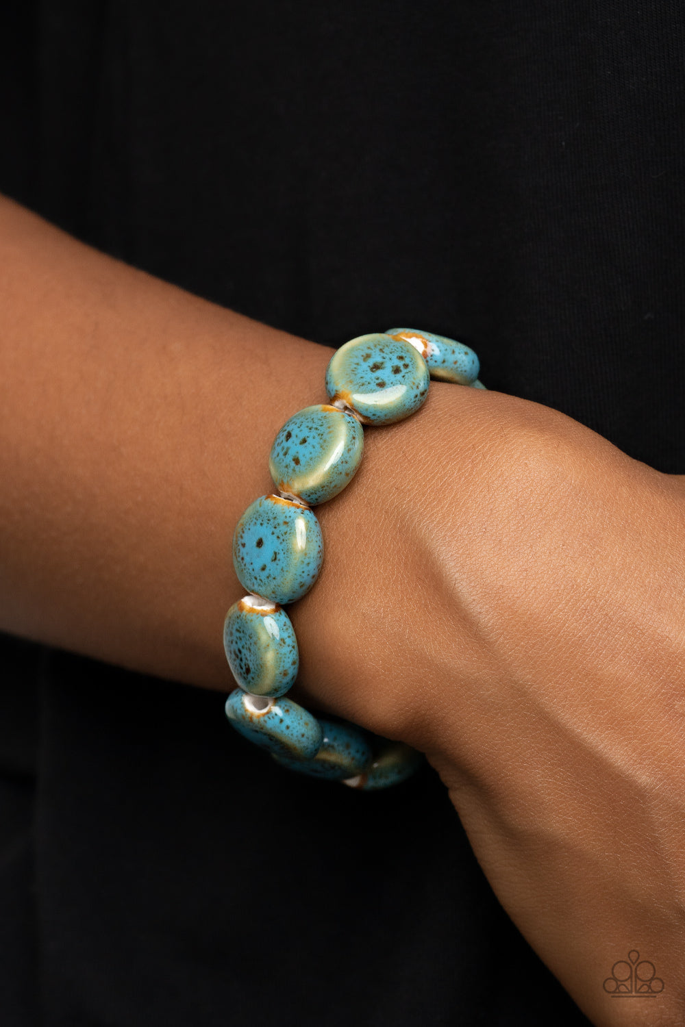 Paparazzi Earthy Entrada Blue Bracelet