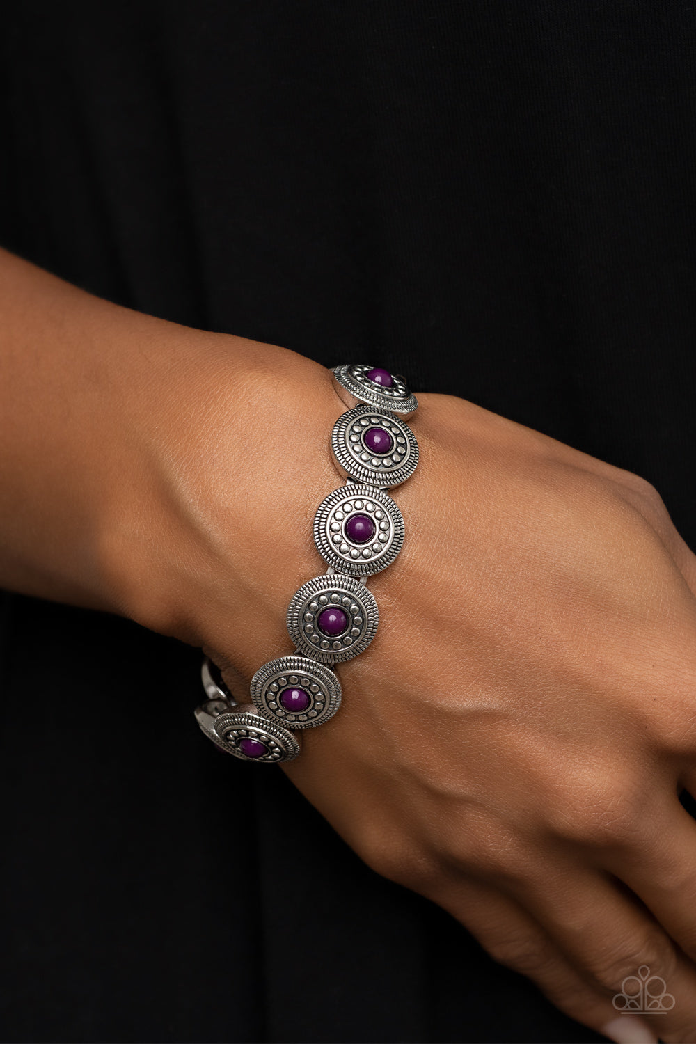 Paparazzi Welcome to the Color Wheel Purple Bracelet