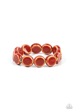 Load image into Gallery viewer, Paparazzi Earthy Entrada Red Stretchy Bracelet
