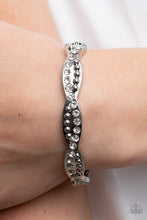 Load image into Gallery viewer, Paparazzi Empire Envy White Hinge Bracelet
