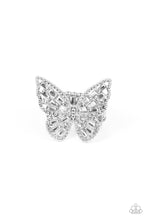 Load image into Gallery viewer, Paparazzi Bright-Eyed White Butterfly Ring
