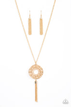 Load image into Gallery viewer, Paparazzi Tai Chi Tassel Gold Necklace
