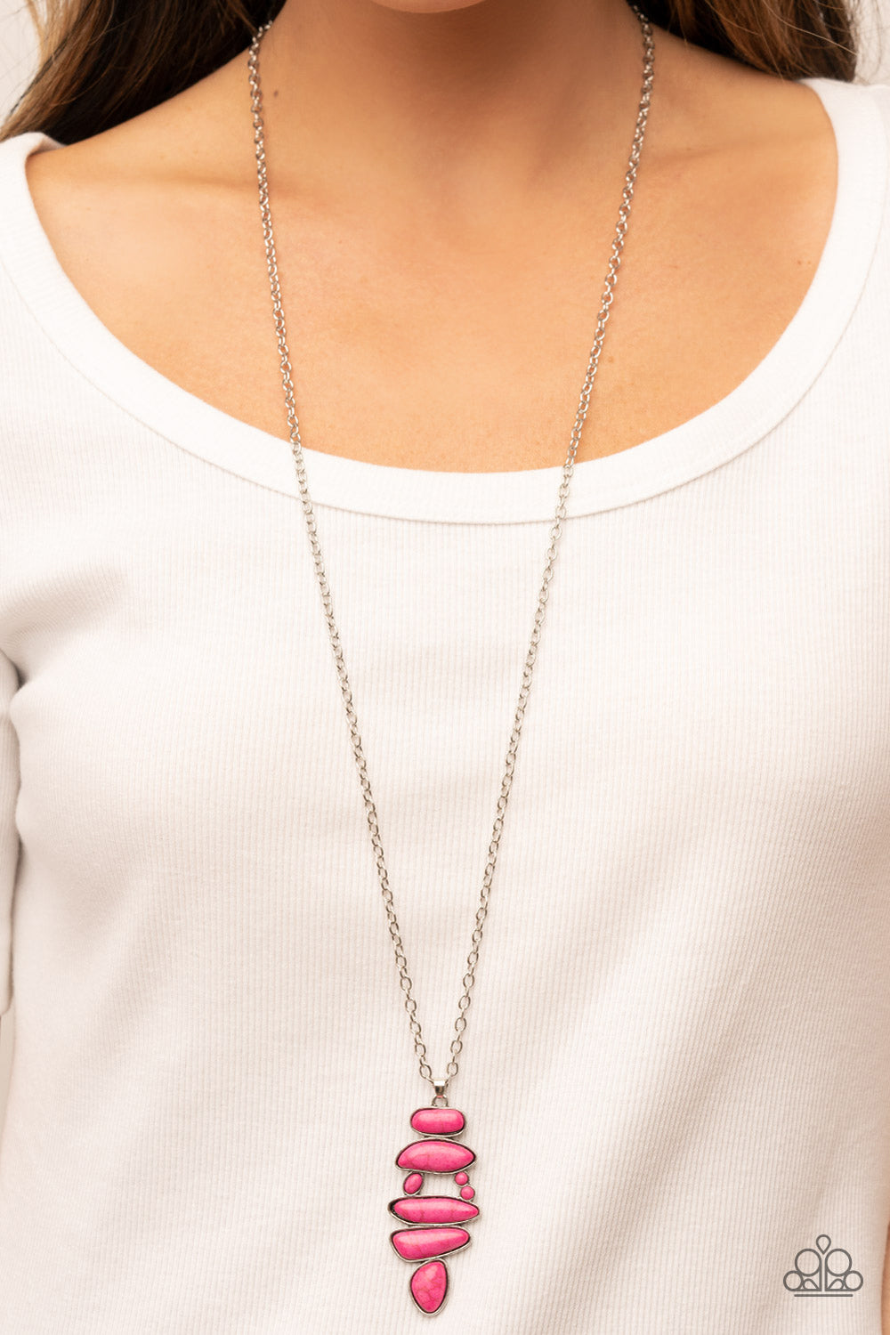 Paparazzi Mojave Mountaineer Pink Necklace