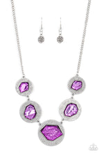 Load image into Gallery viewer, Paparazzi Raw Charisma Purple Necklace
