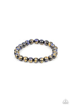 Load image into Gallery viewer, Paparazzi Astro Artistry Blue Stretchy Bracelet
