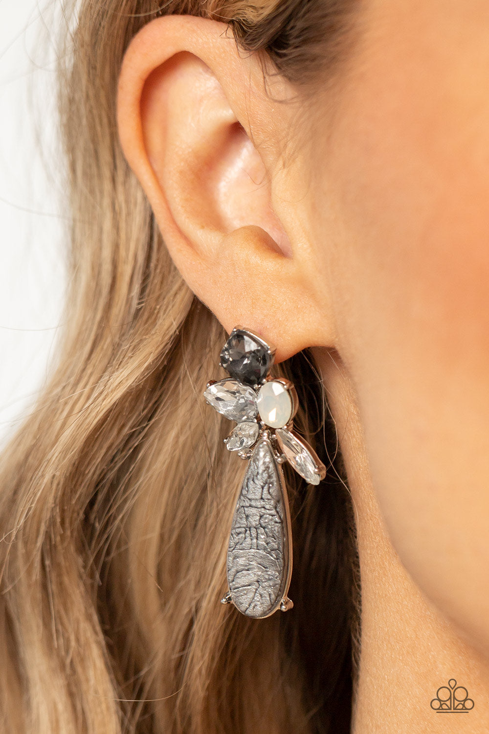 Paparazzi DIY Dazzle Silver Earring