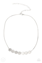 Load image into Gallery viewer, Paparazzi Slimmer Glimmer Silver Choker
