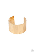 Load image into Gallery viewer, Paparazzi Modern Metallurgy Gold Cuff Bracelet
