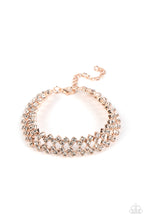 Load image into Gallery viewer, Paparazzi Seize the Sizzle Rose Gold Bracelet
