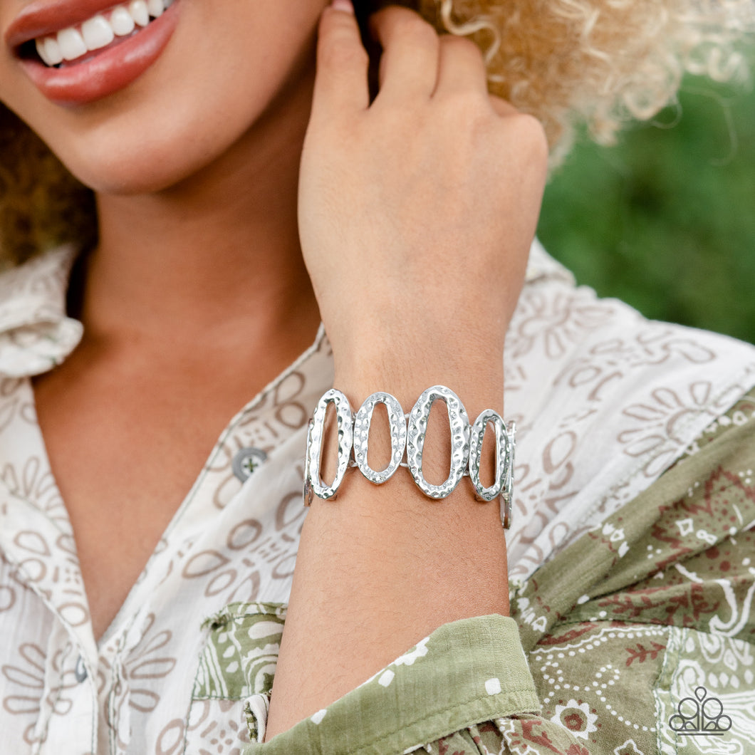 Paparazzi Homestead Heirloom Silver Bracelet