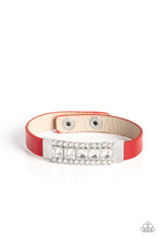 Load image into Gallery viewer, Paparazzi Rebel Reputation Red Urban Bracelet
