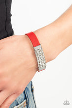 Load image into Gallery viewer, Paparazzi Rebel Reputation Red Urban Bracelet
