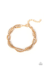 Load image into Gallery viewer, Paparazzi Box Office Bling Gold Bracelet
