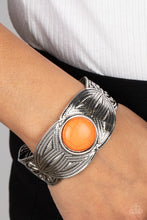 Load image into Gallery viewer, Paparazzi Western Odyssey Orange Cuff Bracelet
