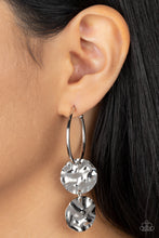 Load image into Gallery viewer, Paparazzi ending Shock Waves Silver Earrings
