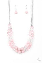 Load image into Gallery viewer, Paparazzi Vera-Cruzin&#39; Pink Bead Necklace
