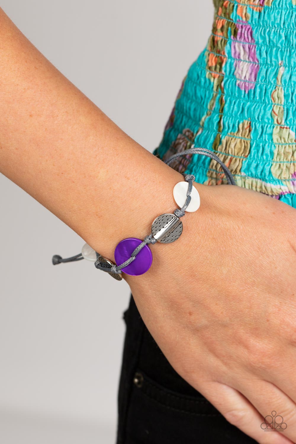 Paparazzi Shore Up Purple Bracelet