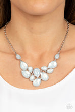 Load image into Gallery viewer, Paparazzi Keeps GLOWING and GLOWING White Necklace
