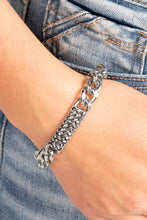 Load image into Gallery viewer, Paparazzi Icy Impact Silver Bracelet
