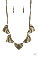 Load image into Gallery viewer, Paparazzi Mane Street Brass Necklace
