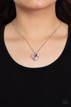 Load image into Gallery viewer, Paparazzi Smitten with Style Pink Heart Necklace
