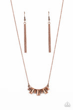 Load image into Gallery viewer, Paparazzi Hype Girl Glamour Copper Necklace
