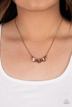 Load image into Gallery viewer, Paparazzi Hype Girl Glamour Copper Necklace
