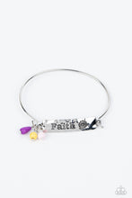 Load image into Gallery viewer, Paparazzi Flirting with Faith Purple Bracelet
