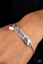 Load image into Gallery viewer, Paparazzi Flirting with Faith Purple Bracelet
