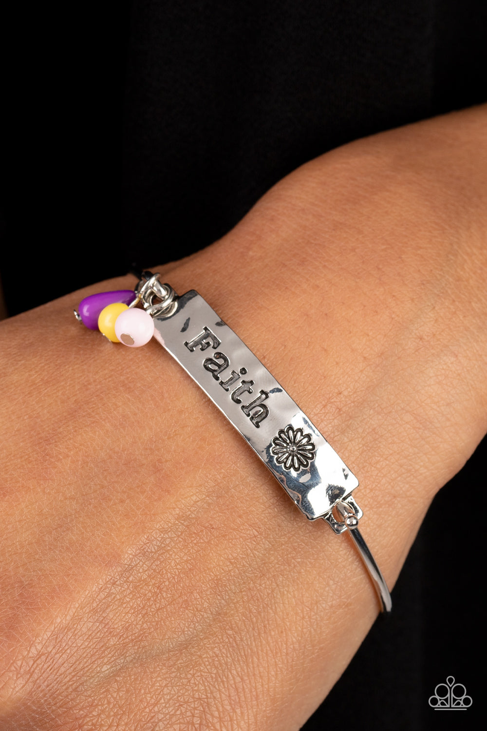 Paparazzi Flirting with Faith Purple Bracelet