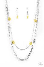 Load image into Gallery viewer, Paparazzi Bold Buds Yellow Necklace
